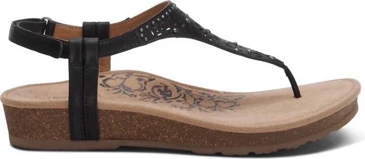 Women Evelyn Thong Sandal In Black