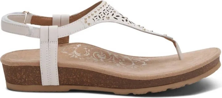 Women Evelyn Thong Sandal In Ivory