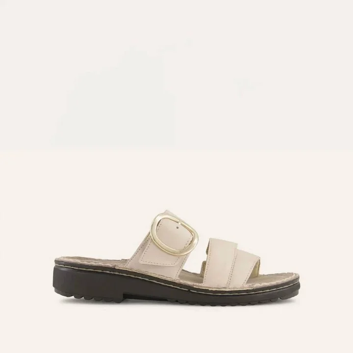 Women Frey Sandal In Ivory Soft Leather