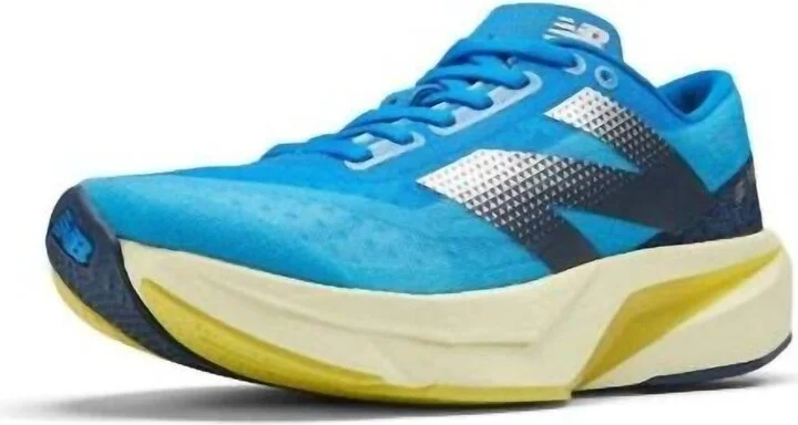 Women Fuelcell Rebel V4 Running Shoes In Spice Blue/limelight/blue Oasis