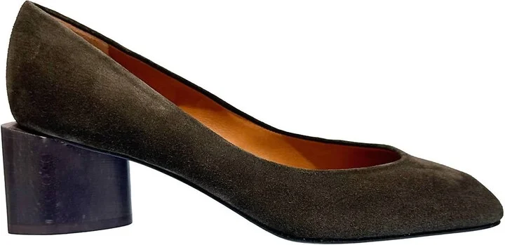 Women Icarus Square Toe Pump In Fox Memetico Suede