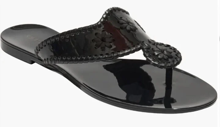 Women Jacks Jelly Sandal In Black