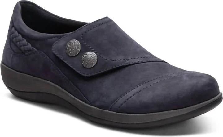 Women Karina Monk Strap Shoes In Navy