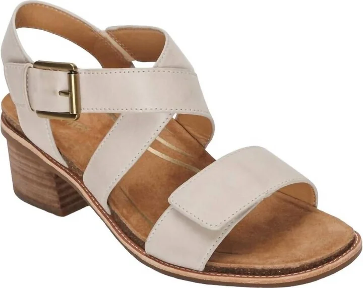 Women Kristin Block Heel Sandal In Ivory