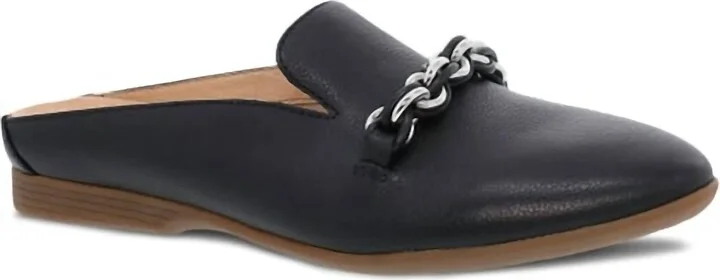 Women Leora Nappa Mule In Black