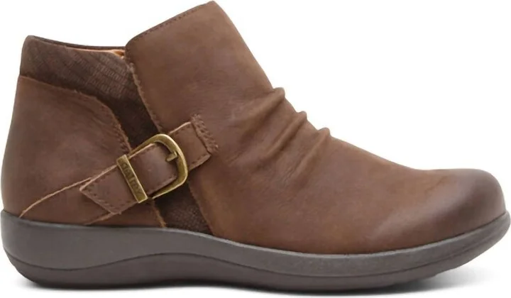 Women Luna Ankle Boot In Dark Earth