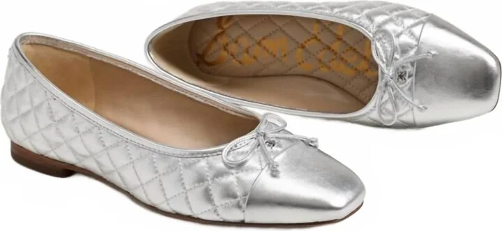 Women Marilyn Ballet Flat In Silver