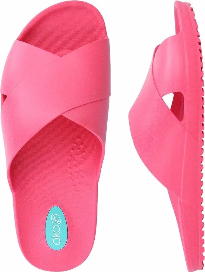Women Maxell Slide In Neon Pink