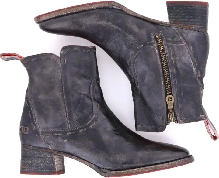 Women Merryli Boots In Black Rustic Tml