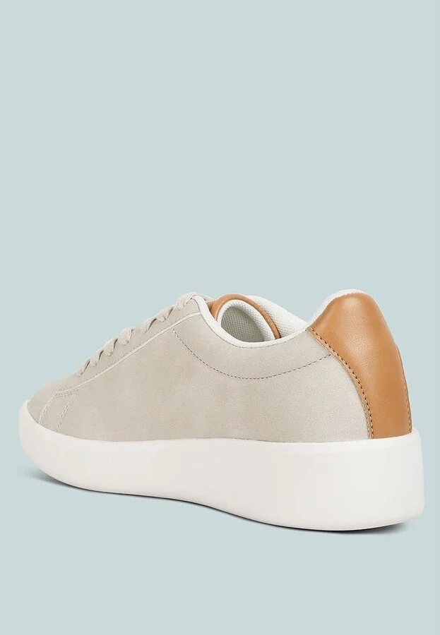 Women Minky Lace Up Casual Sneakers - Image 2