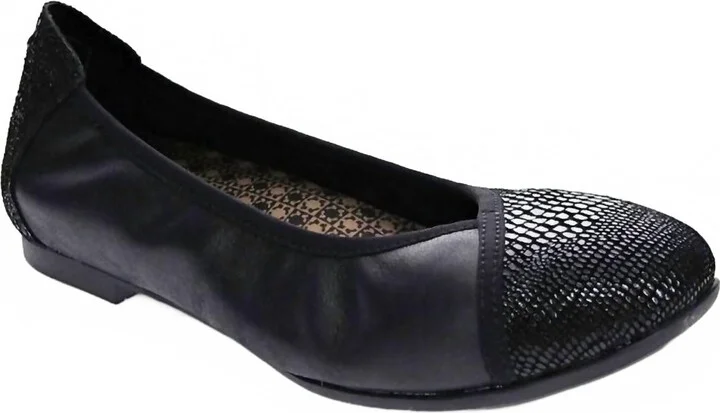 Women Nairobi Ballet In Black Lizard / Onyx
