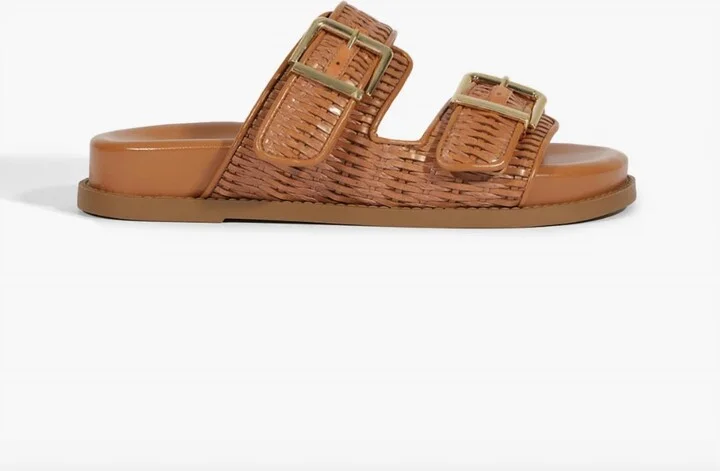 Women Naomi Slide Sandals In Miele