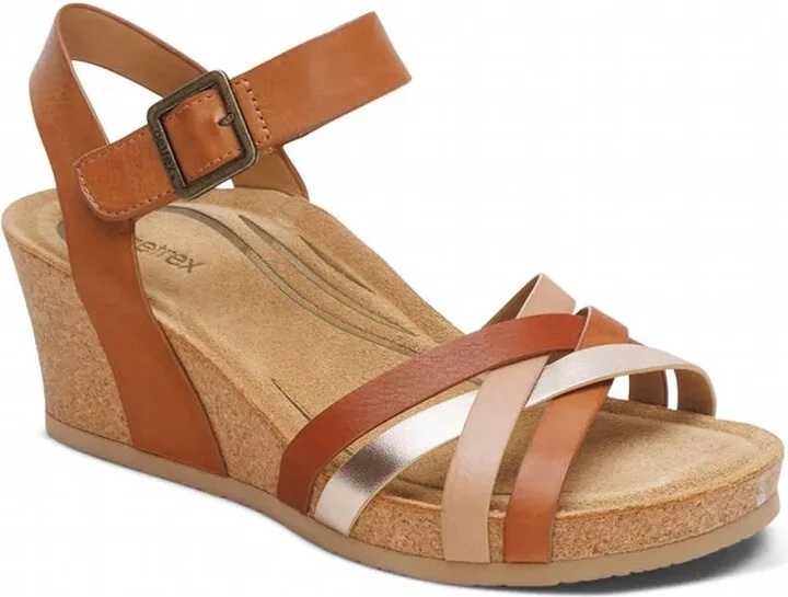 Women Noelle Sandal In Ginger Multi