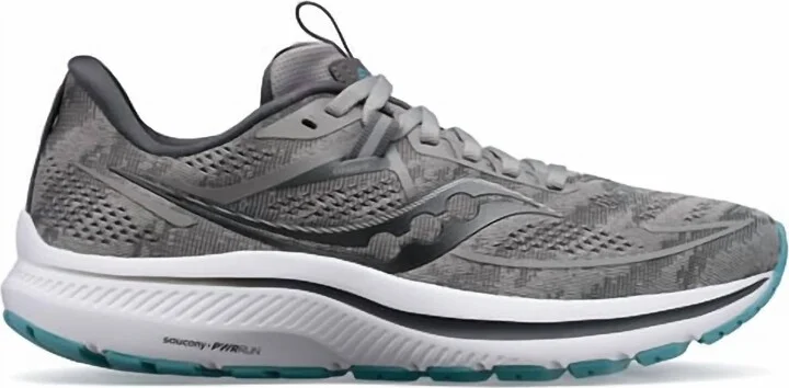 Women Omni 21 Running Shoes - Wide In Alloy/rainfall