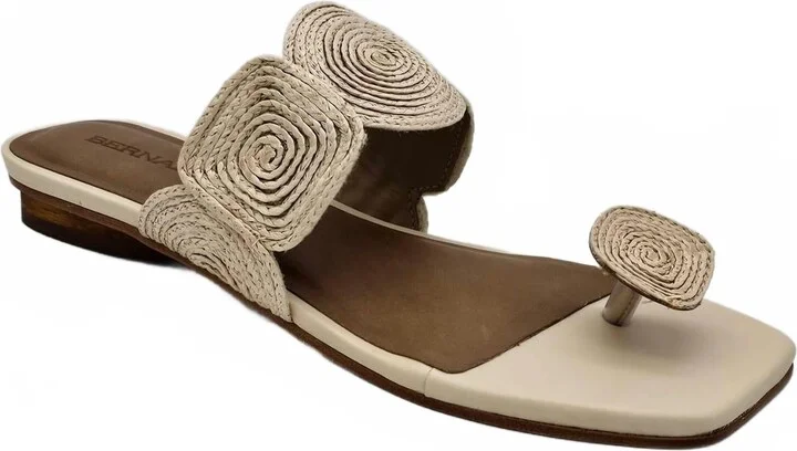 Women Palermo Raffia Sandal In White