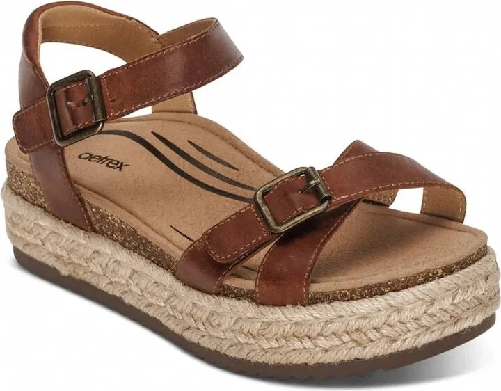 Women Paula Platform Sandal In Walnut