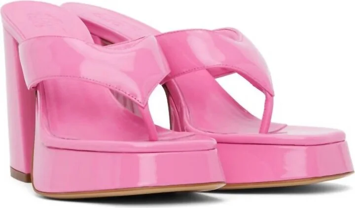 Women Platform Sandals In Pink