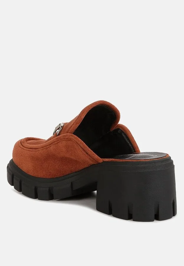 Women prosper velvet slip on mules - Image 3