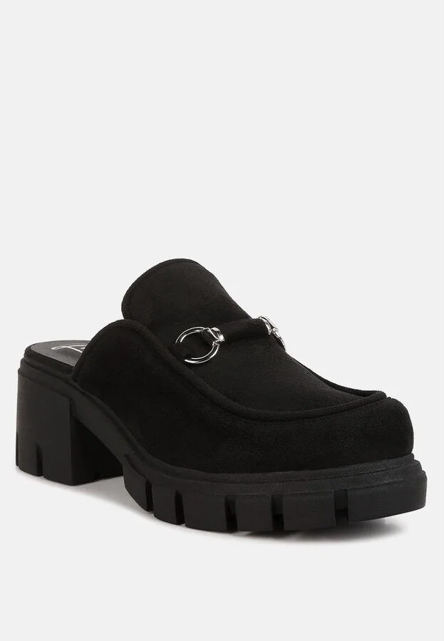 Women prosper velvet slip on mules - Image 4