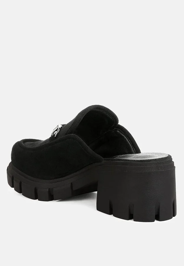 Women prosper velvet slip on mules - Image 5