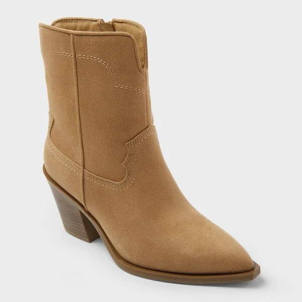 Women’s Dallas Ankle Western Bootie with Memory Foam Insole – Universal Thread™