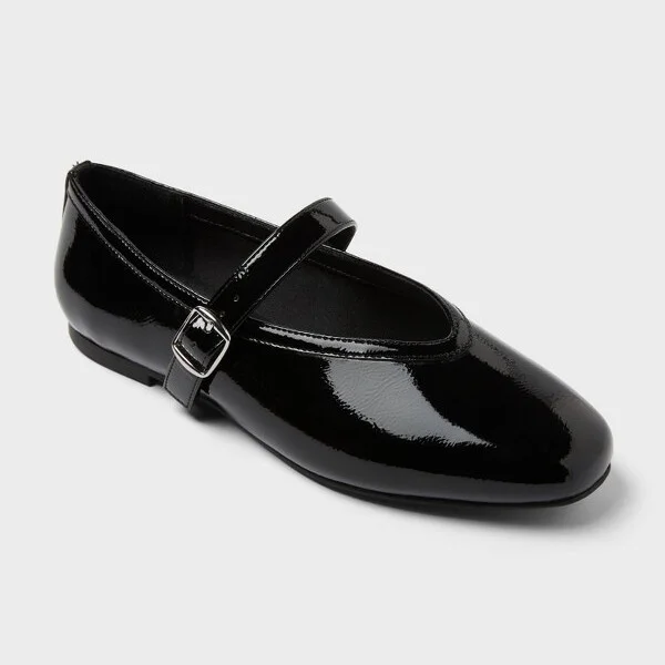 Women’s Elena Mary Jane Flats with Memory Foam Insole – A New day™