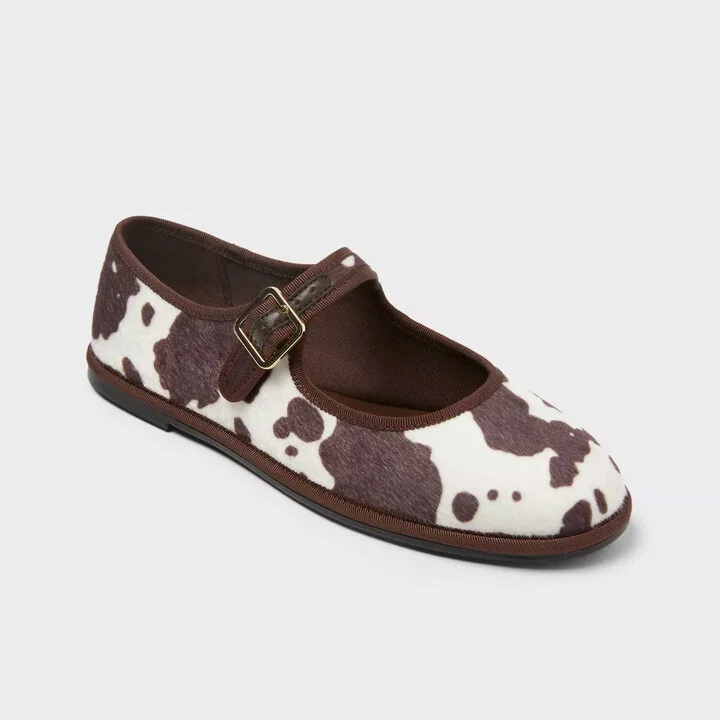 Women’s Halston Mary Jane Flats with Memory Foam Insole – Universal Thread™ Brown