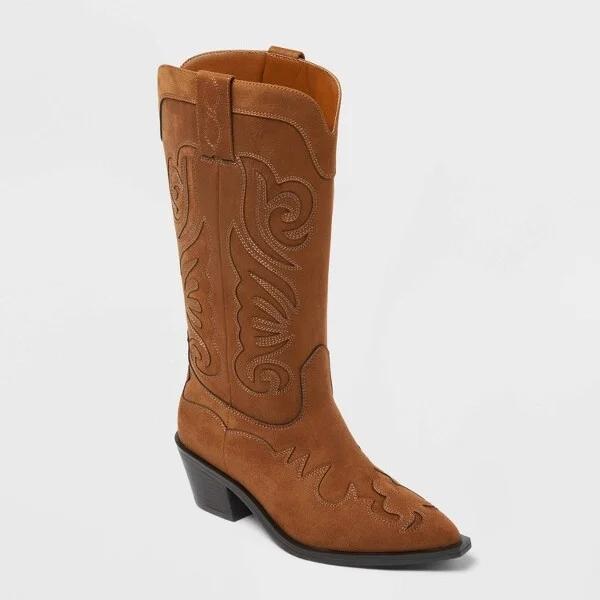 Women’s Lorena Boots with Memory Foam Insole – Universal Thread™ Cognac