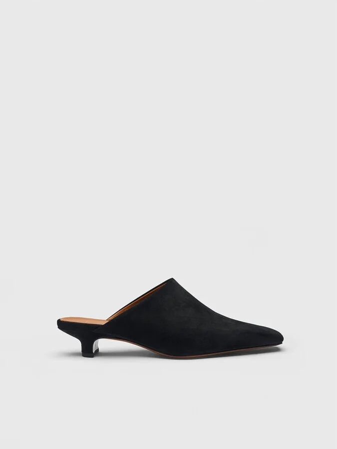 Women Sepino Suede Mules In Black