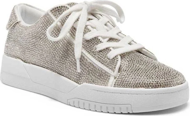 Women Silesta Casual Sneaker In White Sparkle