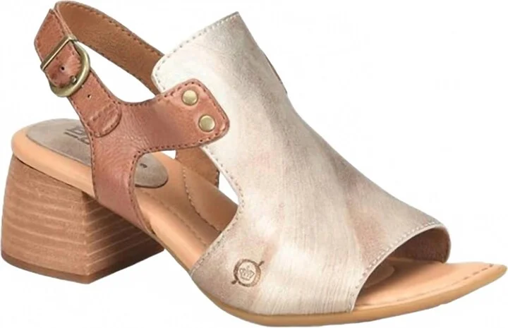 Women Sylvie Sandal In Light Gold