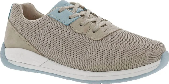 Women Terrain Shoes In Taupe / Teal Mesh Combo