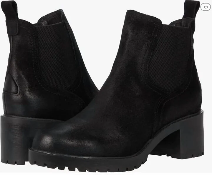 Women Trento Waterproof Chelsea Boot In Black