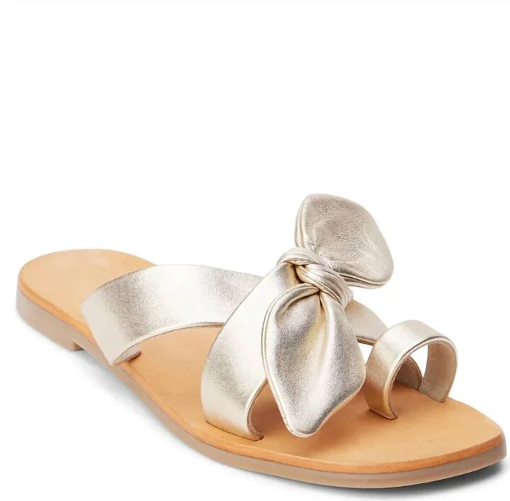 Women Vaughn Sandal In Gold