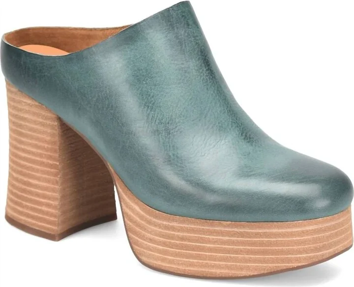 Women Veronica Mule In Teal
