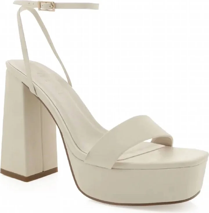 Women Vicky Platform Heel In Bone