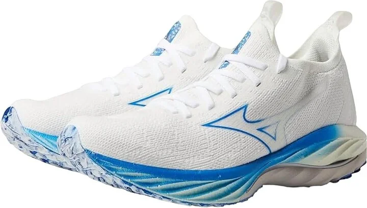 Women Wave Neo Wind Running Shoe In Undyed White-Peace Blue