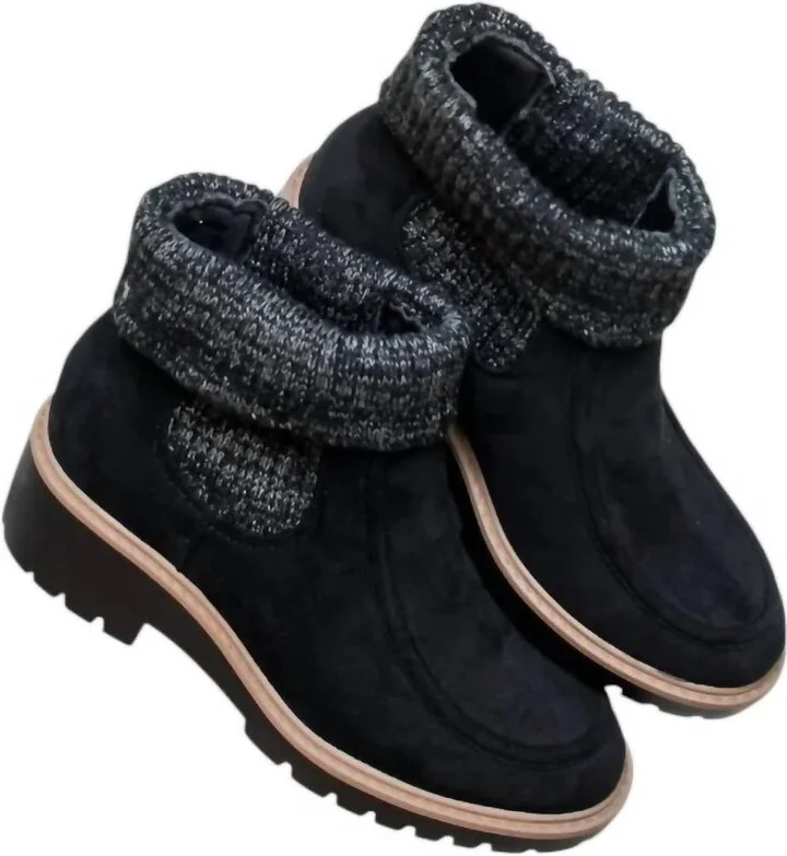 Women Winter Of Warmth Bootie In Black