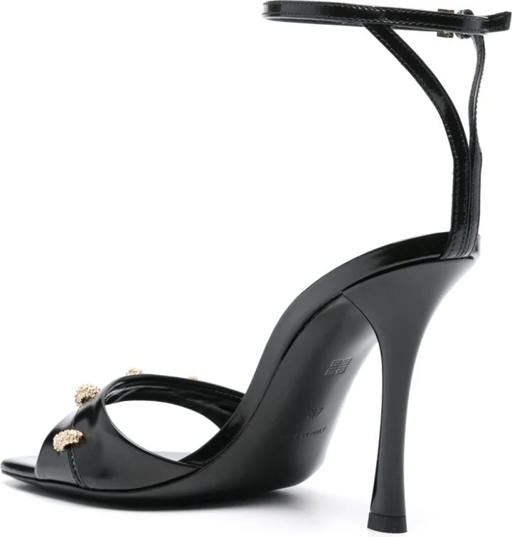 Women's 100Mm Crystal-Embellished Sandals - Image 2