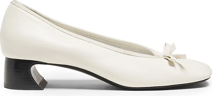 Women's 3.1 Phillip Lim ID Soft Ballerina 50MM Crescent-Heel Pumps - Antique White - Size 8