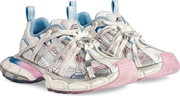 Women's 3XL Extreme Laces B Sneakers - White Multicolor - Size 7 - Image 2