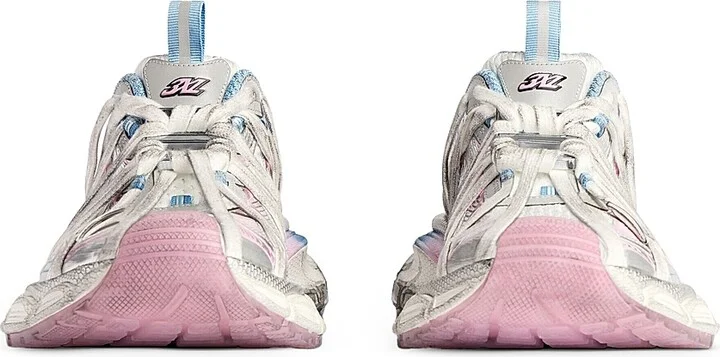 Women's 3XL Extreme Laces B Sneakers - White Multicolor - Size 7 - Image 4