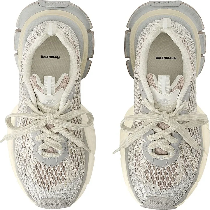 Women's 3XL Fishnet Sneakers - Eggshell - Size 8 - Image 6