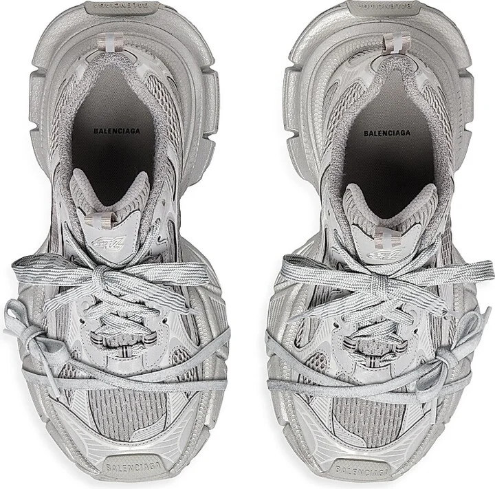 Women's 3XL Reflective Sneakers - Grey - Size 5 - Image 5