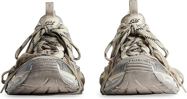 Women's 3XL Sneakers - White Beige - Size 5 - Image 4