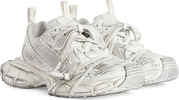 Women's 3XL Sneakers - White Light Brown - Size 6 - Image 2