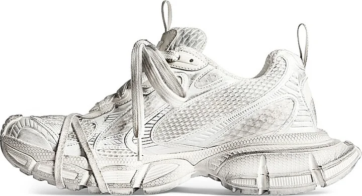 Women's 3XL Sneakers - White Light Brown - Size 6 - Image 5