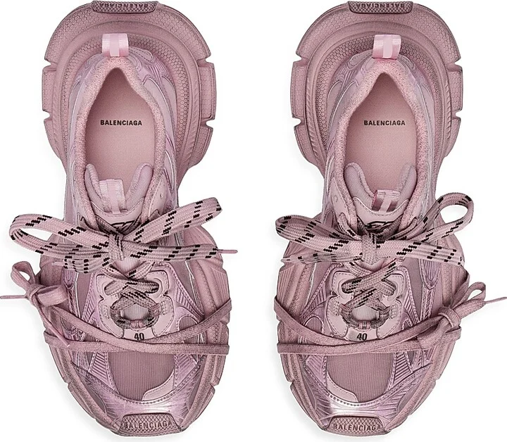 Women's 3XL Summer Mesh Sneakers - Light Pink - Size 5 - Image 6