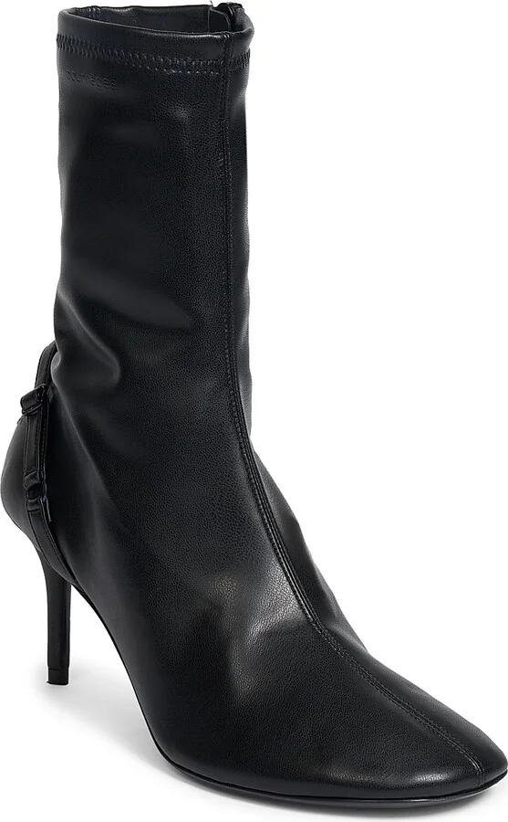 Women's 424 Oblique-Strap Ankle Boots - Black - Size 6 - Image 2