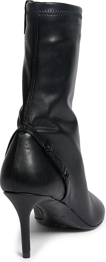 Women's 424 Oblique-Strap Ankle Boots - Black - Size 6 - Image 3